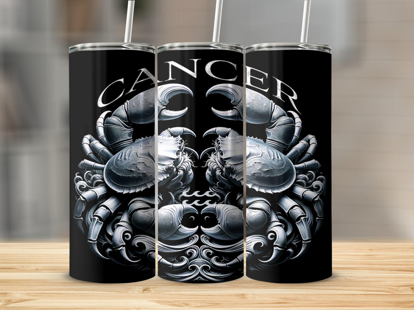 Deadpan Couture 20 oz. Stainless Steel Skinny Tumbler – Cancer Edition - Deadpan Couture