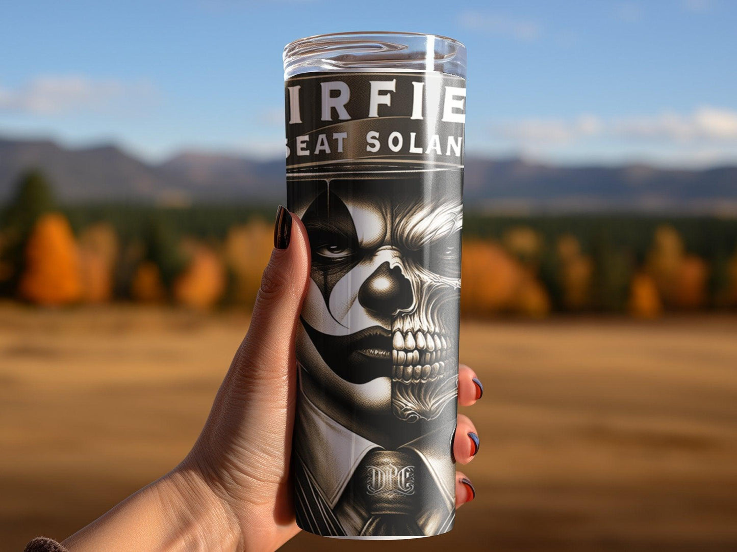 Deadpan Couture 20 oz. Stainless Steel Skinny Tumbler – Fairfield 707 - Deadpan Couture