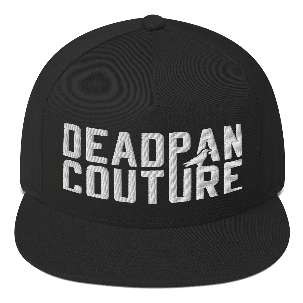 Deadpan Couture Flat Bill Cap - Deadpan Couture