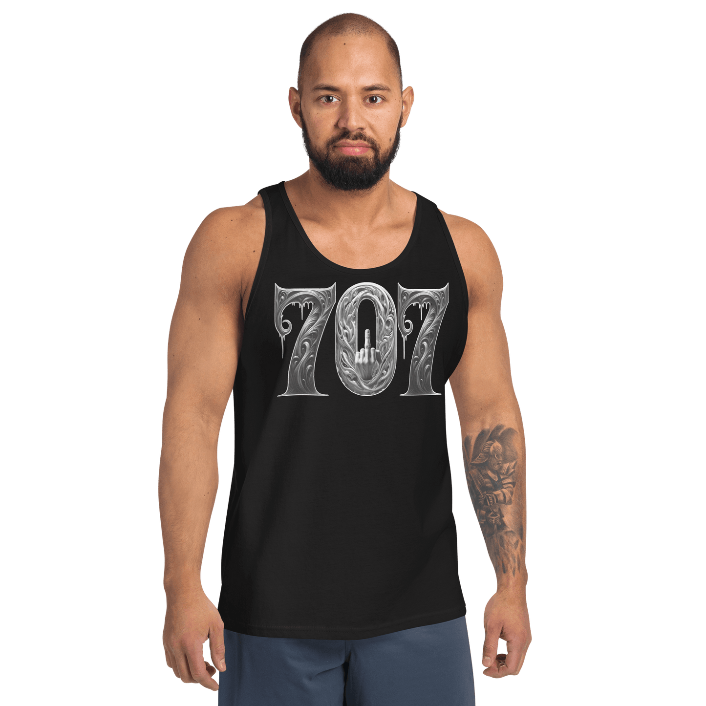 Deadpan Couture "707 Attitude" Men's Tank Top