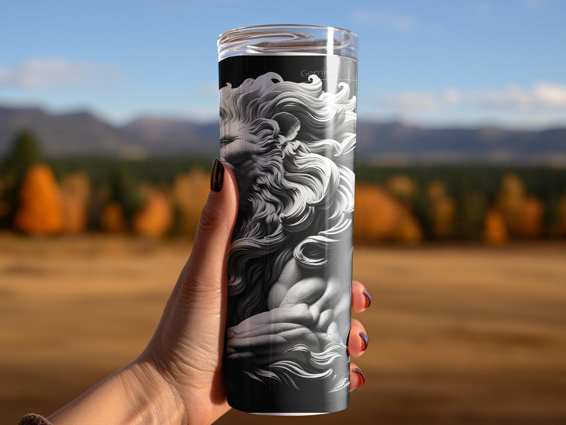 Deadpan Couture 20 oz. Stainless Steel Skinny Tumbler – Leo Edition - Deadpan Couture 