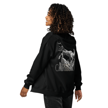 Deadpan Couture Zodiac "Capricorn" Unisex Zip Hoodie