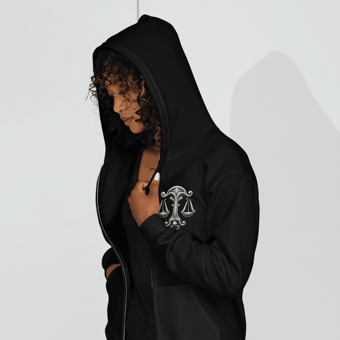 Deadpan Couture "Libra" Zip Hoodie