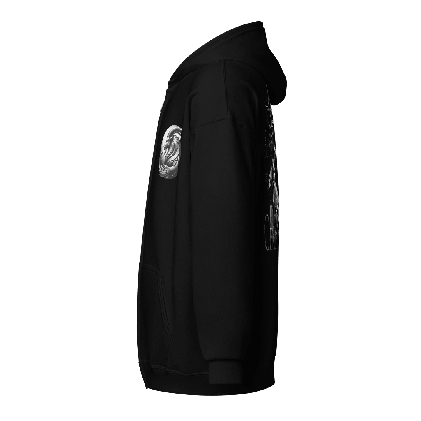 Deadpan Couture Zodiac "Capricorn" Unisex Zip Hoodie