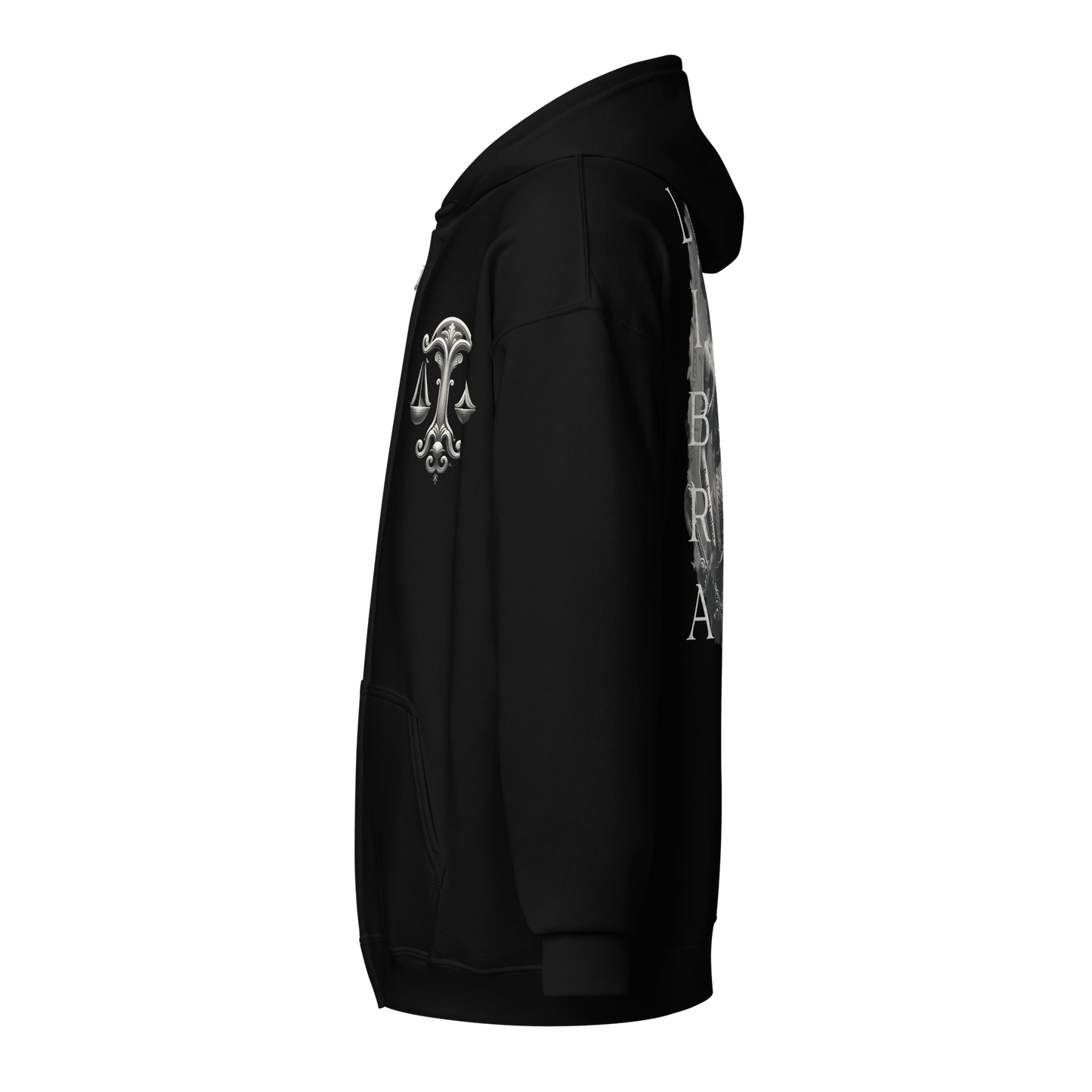 Deadpan Couture "Libra" Zip Hoodie